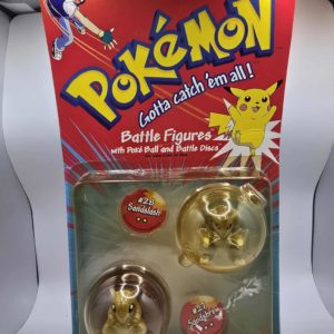 Pokémon Vintage Battle Figures – Sandshrew & Sandslash (#27 & #28)
