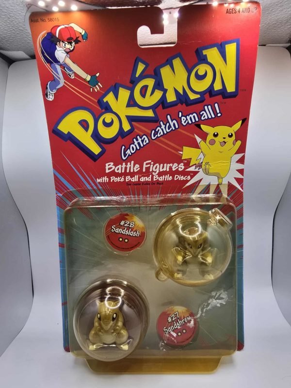 Pokémon Vintage Battle Figures – Sandshrew & Sandslash (#27 & #28)