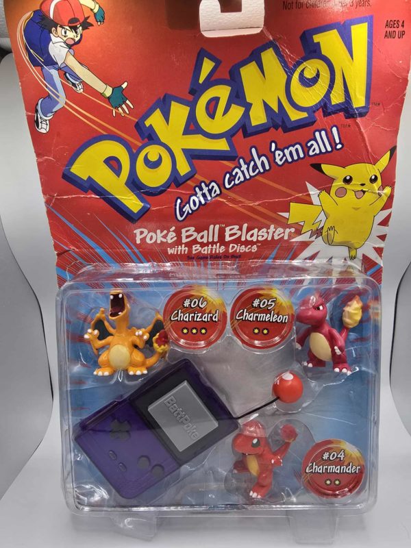 Pokémon Vintage Poke Ball Blaster Set – Charmander Evolution Line (#04–#06)