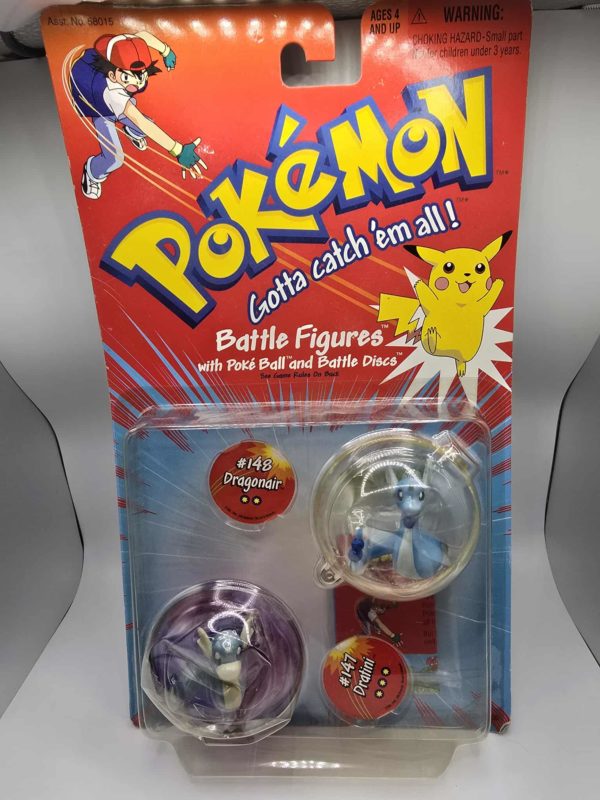 Pokémon Vintage Battle Figures – Dratini & Dragonair (#147 & #148)