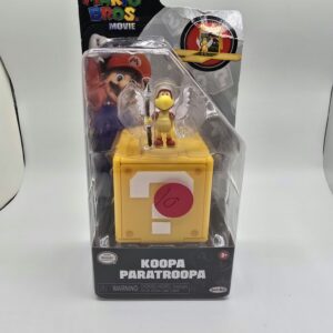 The Super Mario Bros. Movie 1.25-Inch Mini Figure: Koopa Paratroopa with Question Mark Block
