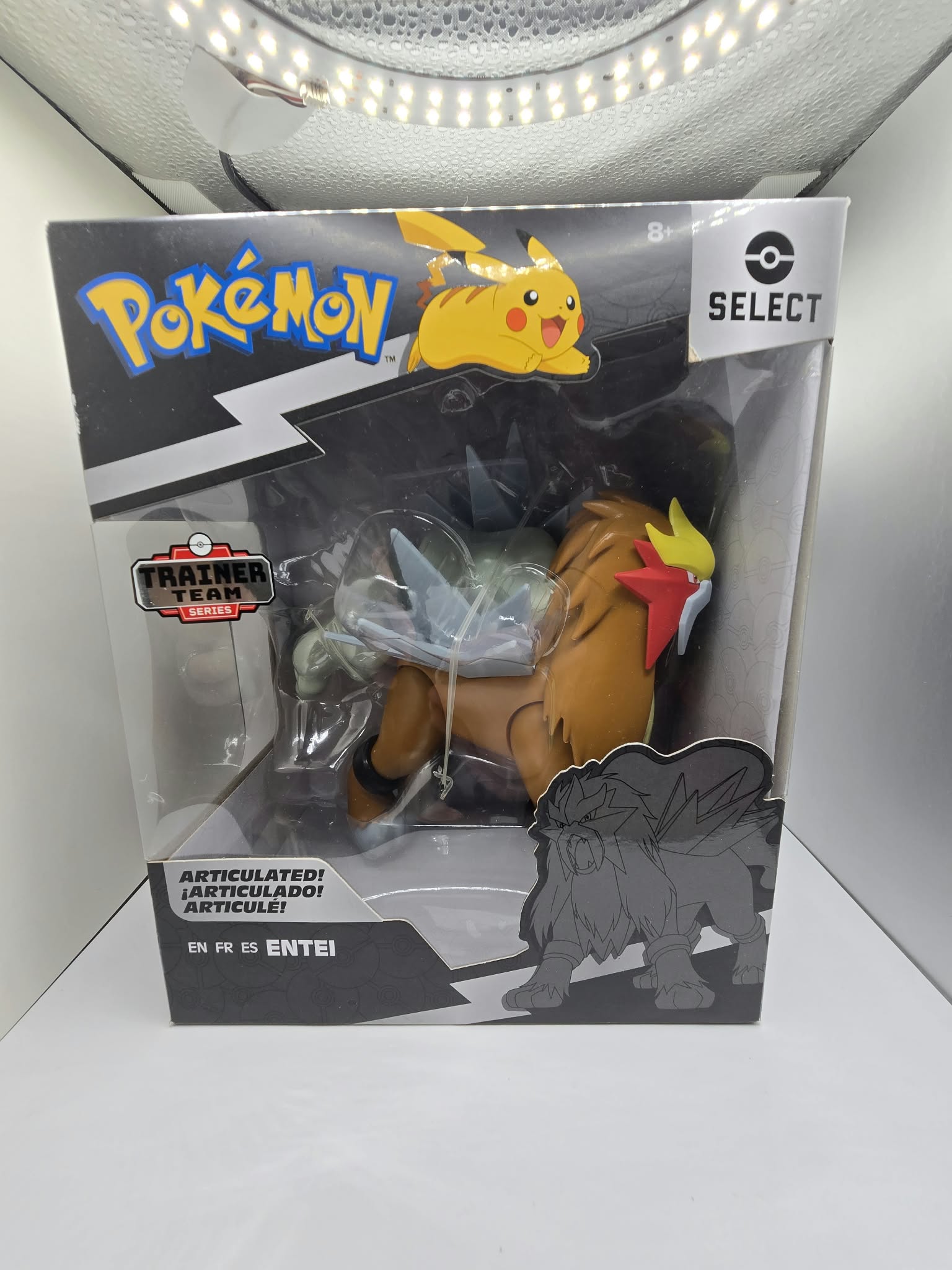 Pokémon Select Series: Entei 6-Inch Super-Articulated Action Figure (Trainer Team Series / Jazwares NIB)