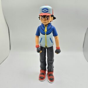 Pokémon TOMY Ash Ketchum 4.5" Action Figure (Unova / Black & White Outfit) - Loose