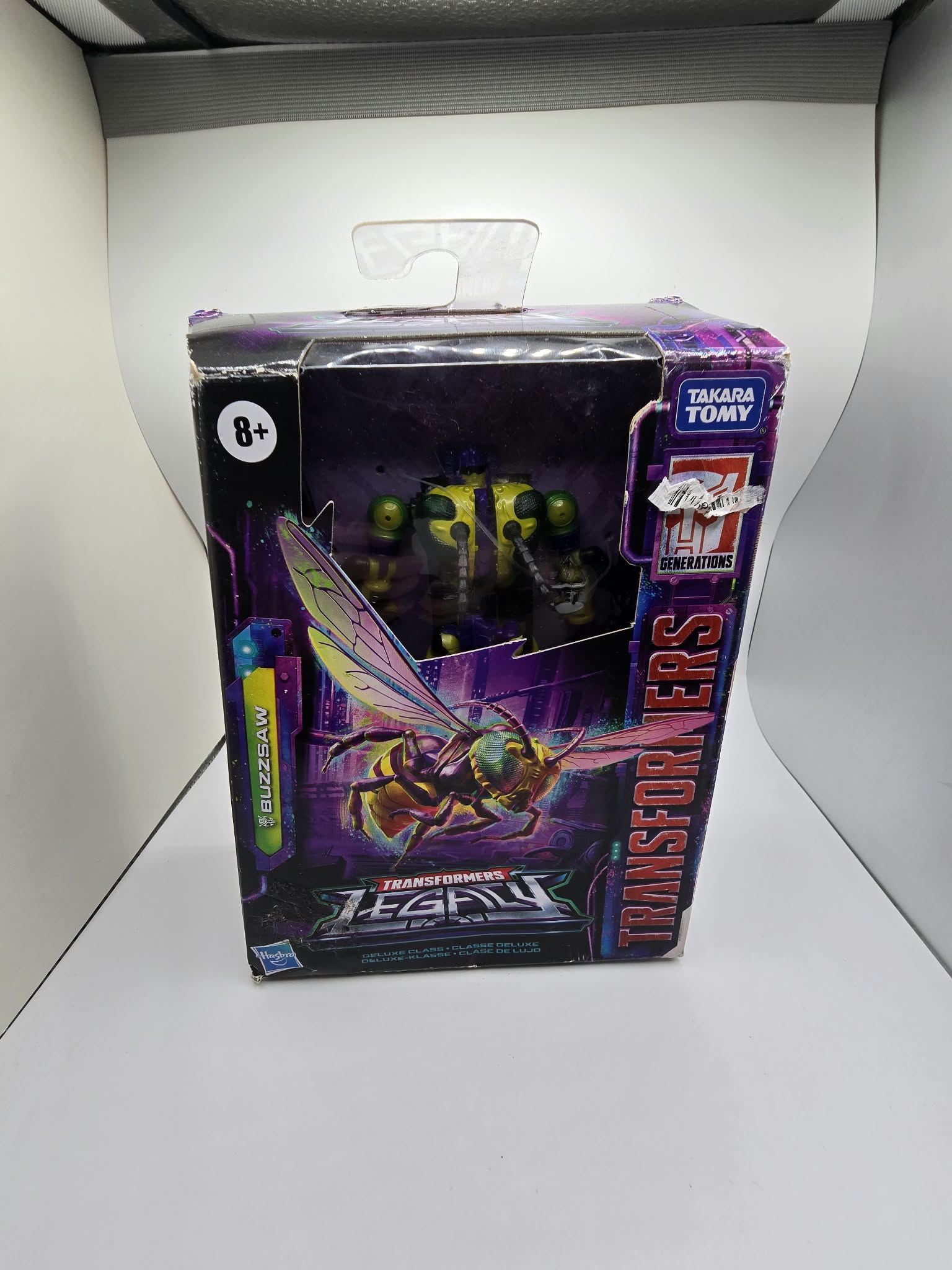 Transformers Generations: Legacy Deluxe Class - Buzzsaw 5.5-Inch Action Figure (Damaged Box / NIB)