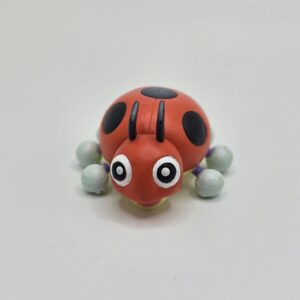 Vintage TOMY Pokémon Ledyba 1.5-Inch Mini Figure
