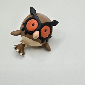 Vintage TOMY Pokémon Hoothoot 1.5-Inch Mini Figure