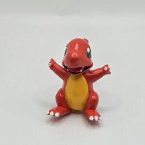Vintage TOMY Pokémon Charmander 1.5-Inch Mini Figure (Red Variant)